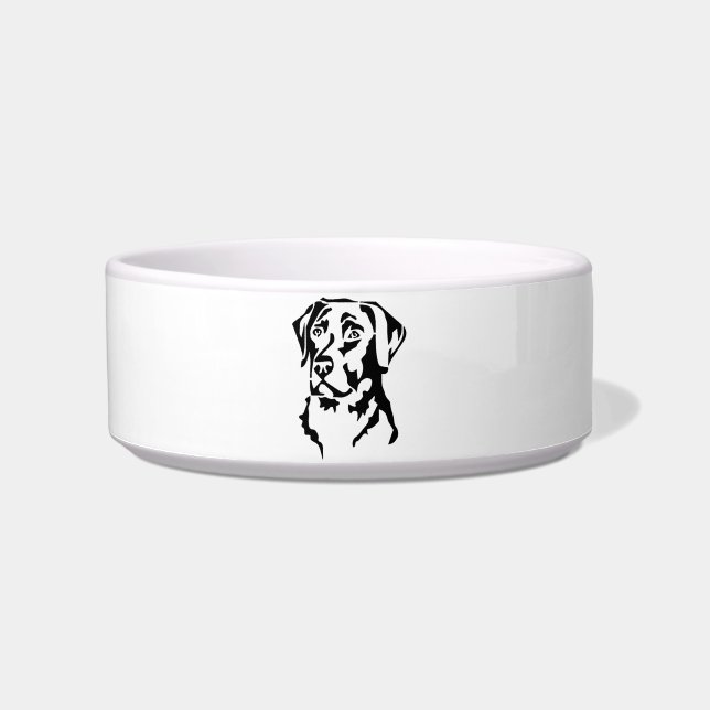 DOG FOOD BOWL CERAMIC STYLE DESIGN (Front)