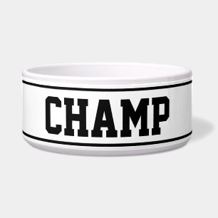 Dog Food Bowl w ANY Colour Background - HAMbWG