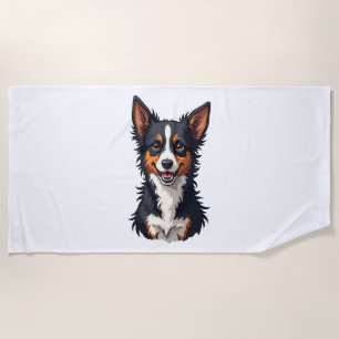 Dog For Pet Lovers Beach Towel