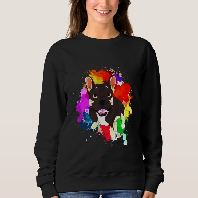 Dog French Bulldog 59 Sweatshirt (Front)
