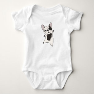 Dog French Bulldog Puppy Cute Dogs For Kids Baby Bodysuit