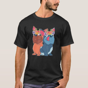 Dog Frenchie Owner Garden Flowers Cute French Bul T-Shirt