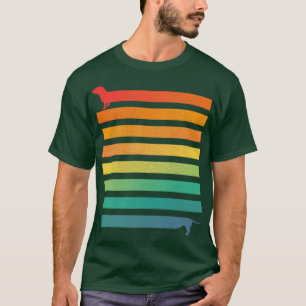 Dog Friend Retro Outfit Best Friend Dog Dachshund  T-Shirt