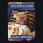 Dog Full Of Pizza iPad Pro Cover<br><div class="desc">Whole foods are the best,  especially whole pizzas! | Avanti,  the Global Humor Brand™ has been entertaining the world with its Feel Good Funny greeting cards for over 40 years. Our characters live life to the fullest and celebrate the humor in everyday life.</div>