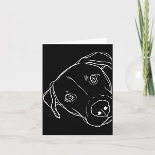 Dog Funny Black Mouth Cur Card