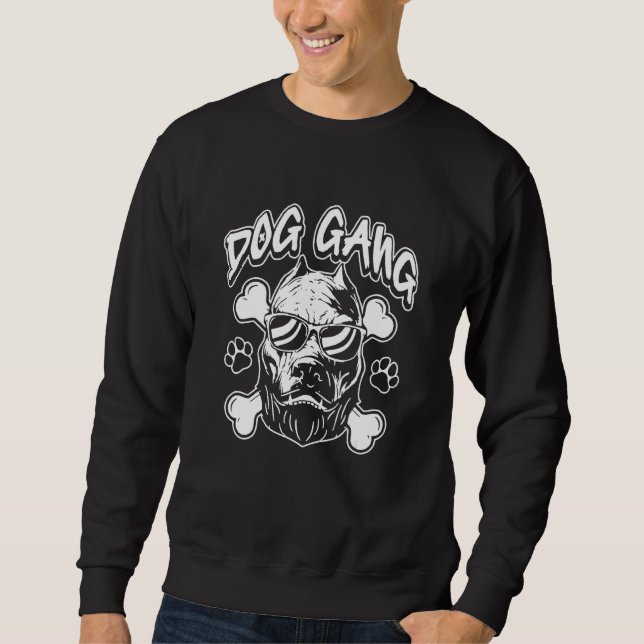 Dog Gang Cool Dog   Apparel Sweatshirt (Front)