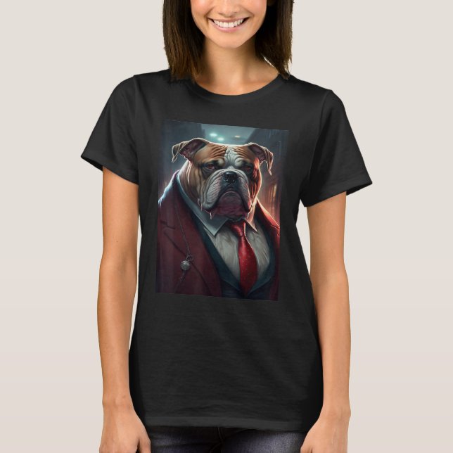 Dog Gangster must love dogs T-Shirt (Front)