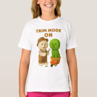 Dog Gardener Bichon Topiary Trim Surreal