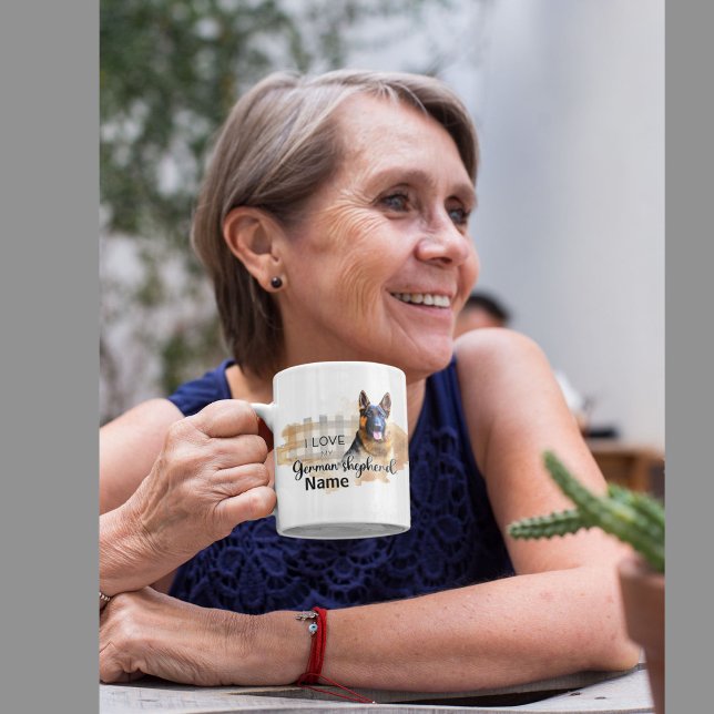 Dog German Shepherd Pet Coffee Mug, Cup (Creator Uploaded)