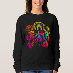 Dog German Shorthaired Pointer Family 1 Sweatshirt
