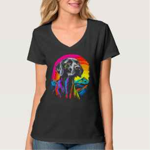 Dog German Shorthaired Pointer Mountain Nature Sun T-Shirt