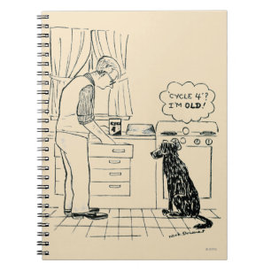 Dog Getting Older Notebook