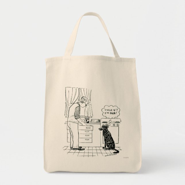 Dog Getting Older Tote Bag (Front)