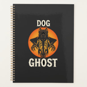 Dog Ghost Halloween Horror Vector Planner