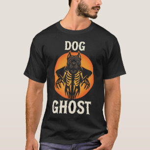 Dog Ghost Halloween Horror Vector T-Shirt