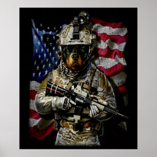 Dog Gift Baby rottweiler Poster