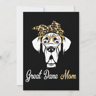 Dog Gift   Birthday And Mors Day Great Dane Mum Announcement