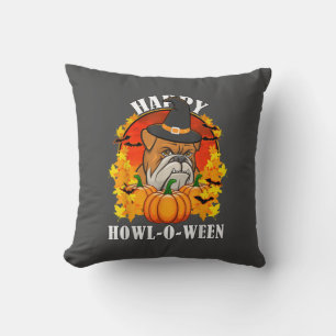 Dog Gift   Bulldog Halloween Gift For Dog Lovers Cushion
