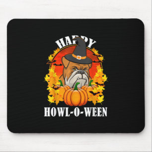 Dog Gift Bulldog Halloween Gift For Dog Lovers Mouse Pad