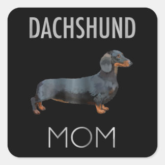 Dog Gift | Dachshund Mum Dog Square Sticker
