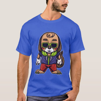 Dog Gift Dog Doggy Puppy Mutt Boy friend retro T-Shirt