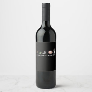 Dog Gift   Evolution Of A Frenchie Wine Label