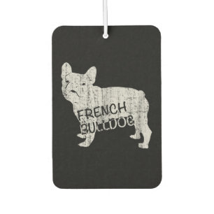 Dog Gift Fierce French Bulldog Car Air Freshener