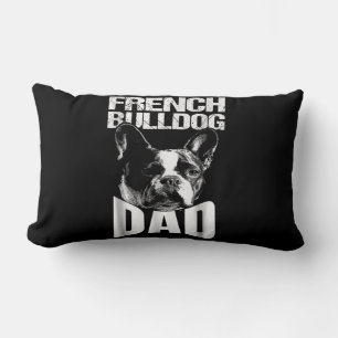 Dog Gift French Bulldog Dad Lumbar Cushion