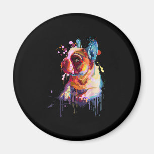 Dog Gift French Bulldog Hand Drawing Art Magnet