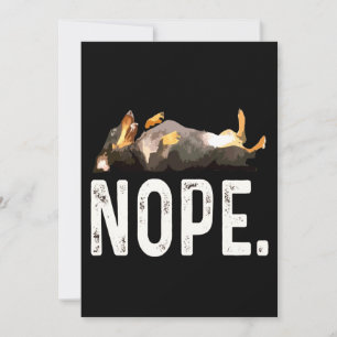 Dog Gift   Miss Dachshund. Nope. Holiday Card