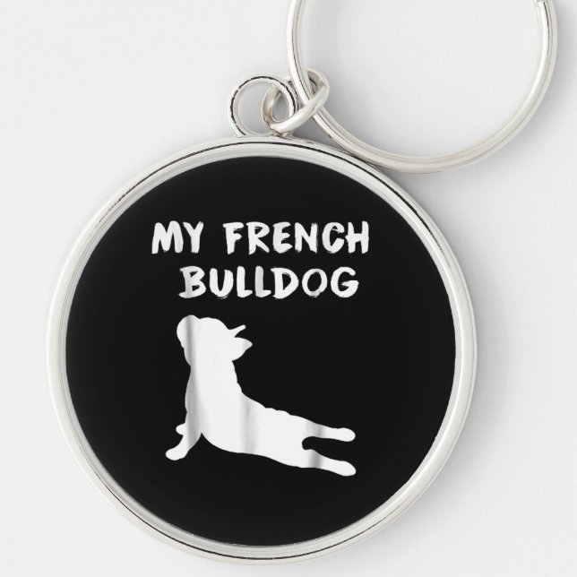 Dog Gift | My French Bulldog Key Ring (Front)