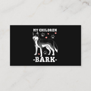 Dog Gift Siberian Husky Business Card