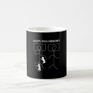 Dog Gift Sleeps With Frenchies Coffee Mug