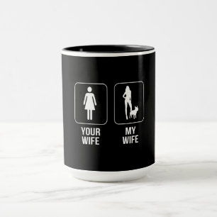 Dog Gift Your Wife - My Wife French Bulldog Mug