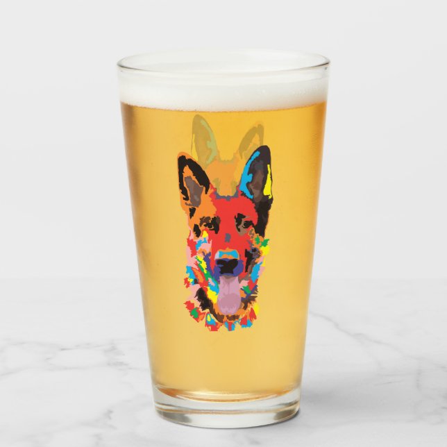 dog glass (Front Filled)