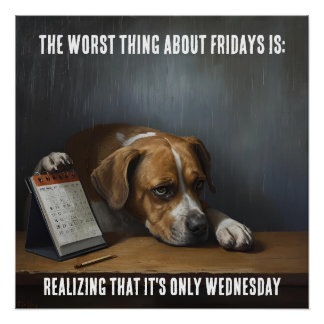 Dog Glossy Poster