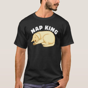 Dog Golden Retriever Nap Sleeping Sleep Pajama Nig T-Shirt