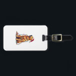 Dog Golden Retriever Santa Christmas Xmas Lights ( Luggage Tag<br><div class="desc">Dog Golden Retriever Santa Christmas Xmas Lights (3)</div>