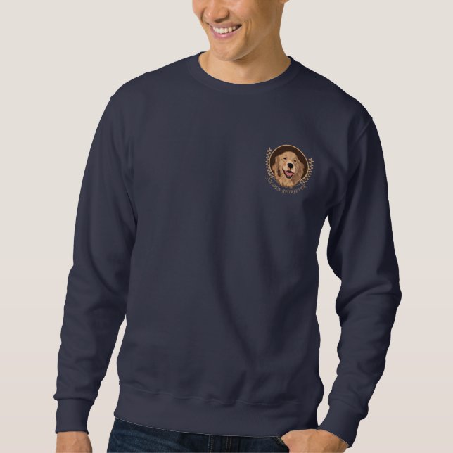 Dog Golden Retriever Sweatshirt (Front)