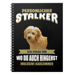 Dog GoldendoodleGoldendoodle Dog puppy pet Notebook