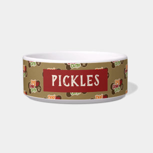 Dog Gone Cute Ceramic Pet Bowl