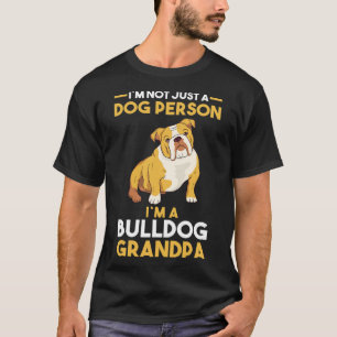 Dog Grandfather English Bulldog Grandpa T-Shirt
