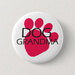Dog Grandma 6 Cm Round Badge