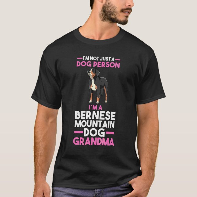 Dog Grandmother Bernese Mountain Grandma T-Shirt (Front)