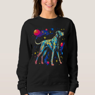 Dog Great Dane in Space Sweatshirt