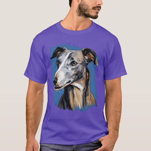 Dog Greyhound friends gift T-Shirt (Front)