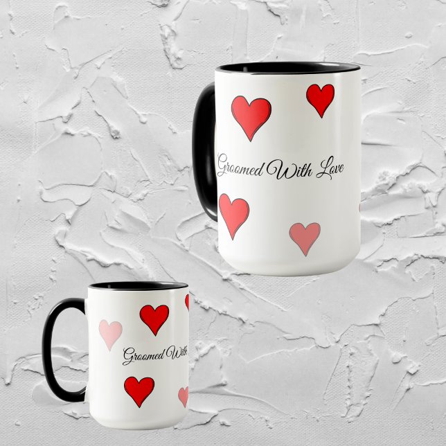Dog groomed with Love mug  (Creator Uploaded)