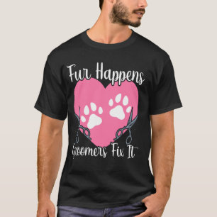Dog Groomer Animal Grooming Dog Hair Pet Groomer T-Shirt