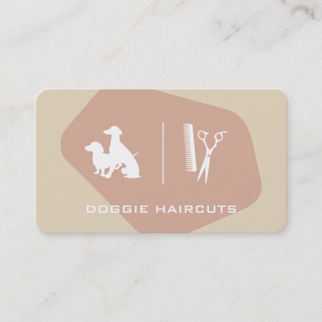 Dog Groomer Business Card (Front)