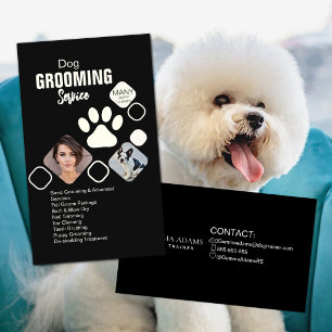 Dog Groomer Business Card Pet Grooming Salon Car